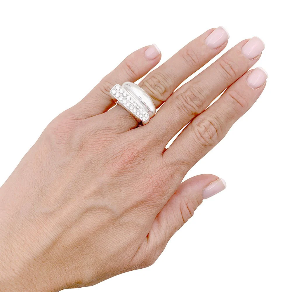 FRED "Sucess" ring, white gold, diamonds. - Image 2