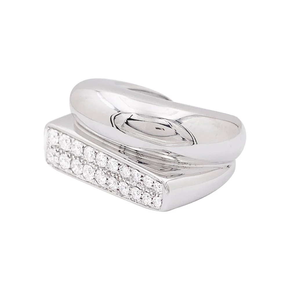 FRED "Sucess" ring, white gold, diamonds. - Image 4
