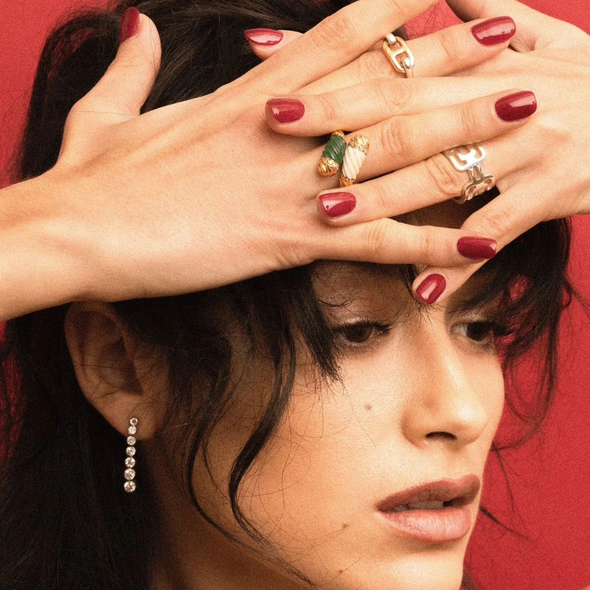 HERMÈS “Chaîne d'ancre” ring in yellow gold and silver - Image 2