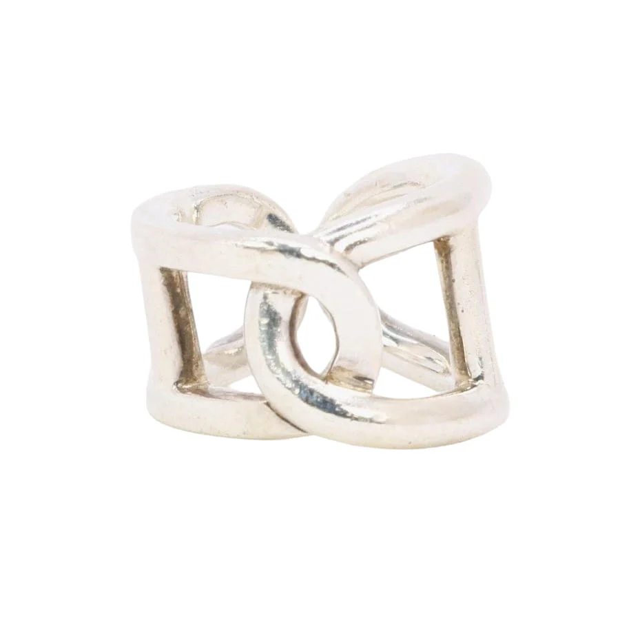 HERMES Ring vintage Cythère en silver