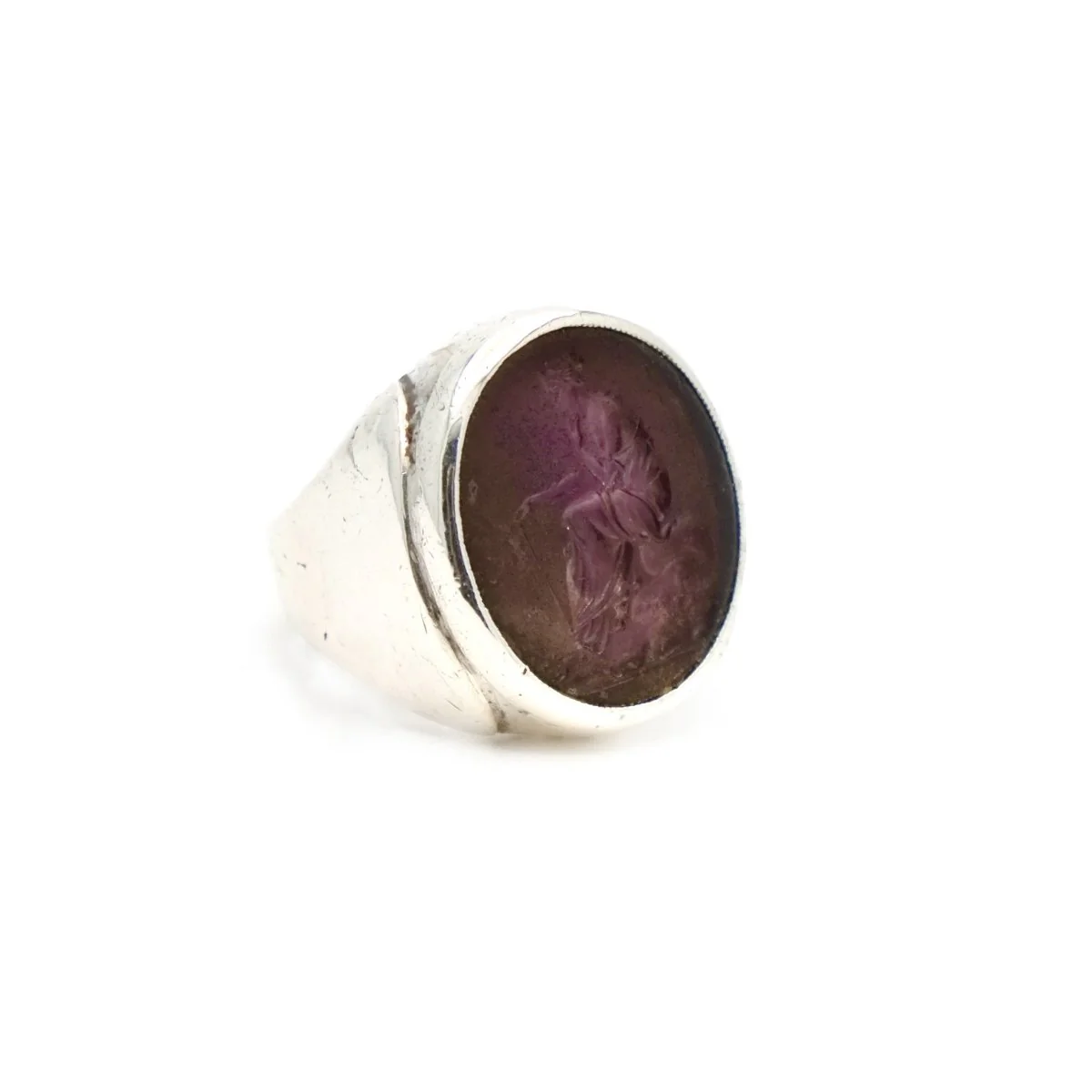Ring Rush in silver and intaglio - Image 3