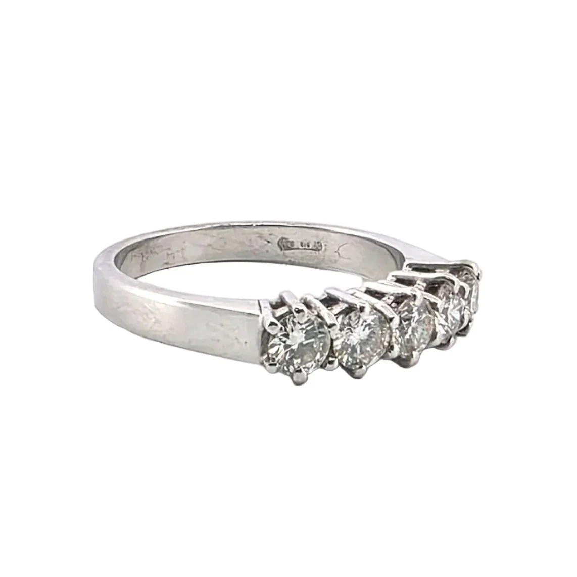 Ring Garter in white gold and diamonds - Image 4