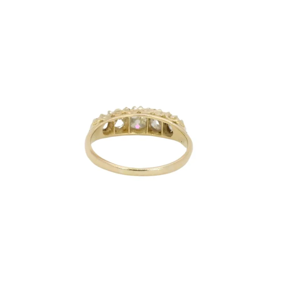 Yellow gold and diamond garter ring - Image 5
