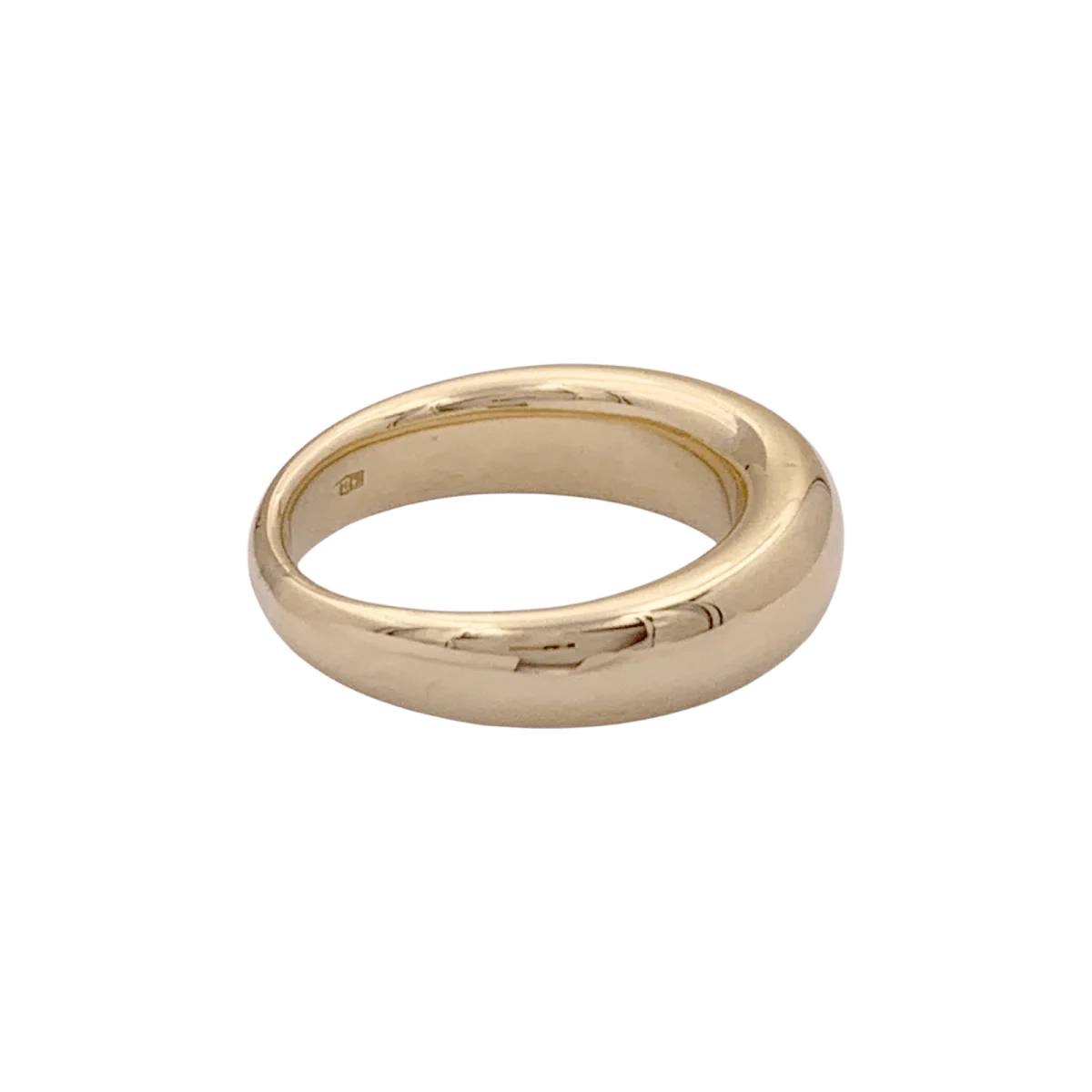 Yellow gold bangle ring - Image 3