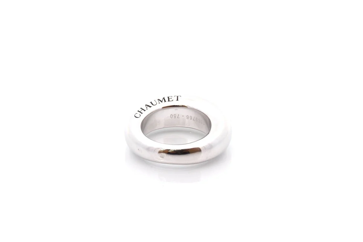 Ring 18k gold Chaumet wedding band - Image 4