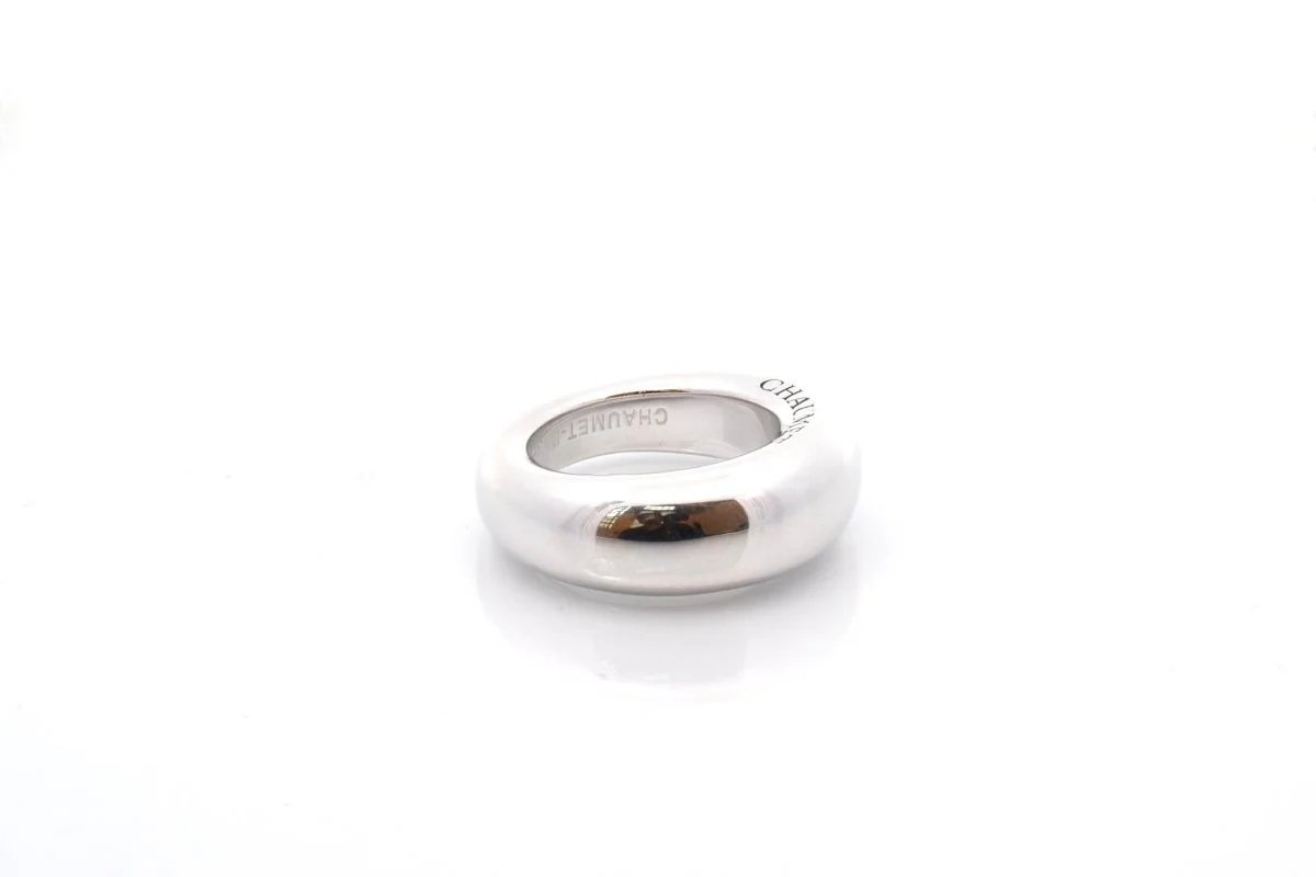Ring 18k gold Chaumet wedding band - Image 5