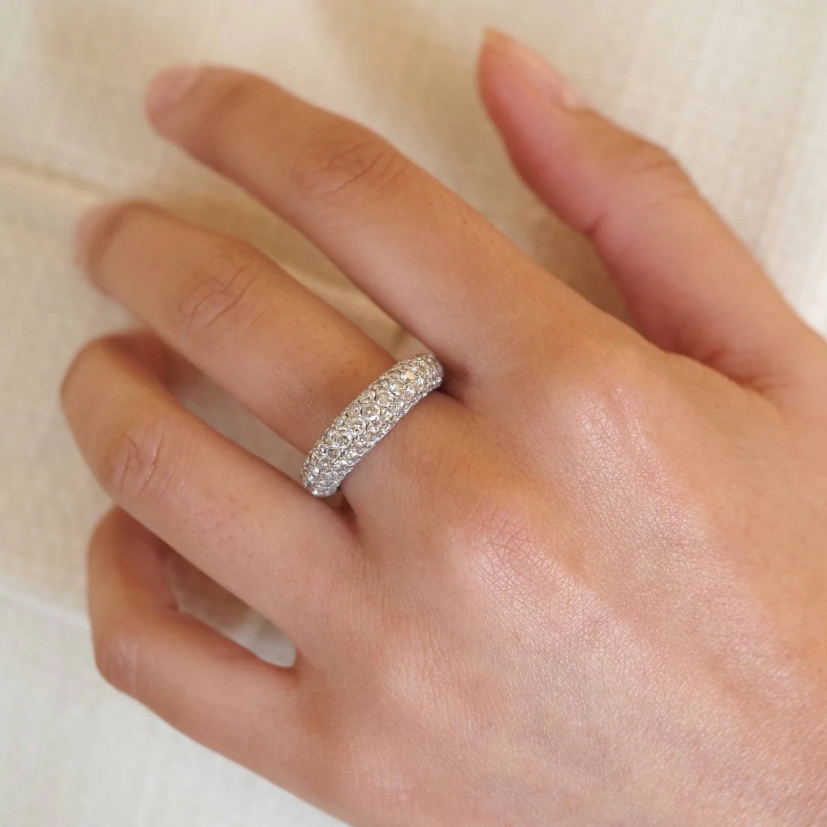 Ring Rush in white gold and diamonds - Image 2