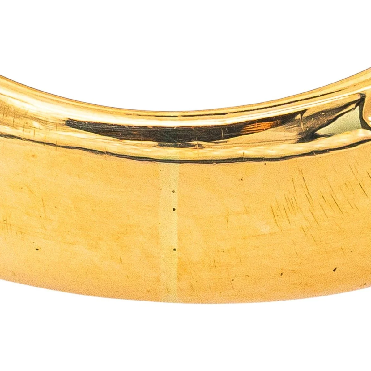 Yellow Gold Diamond Bangle Ring - Image 7