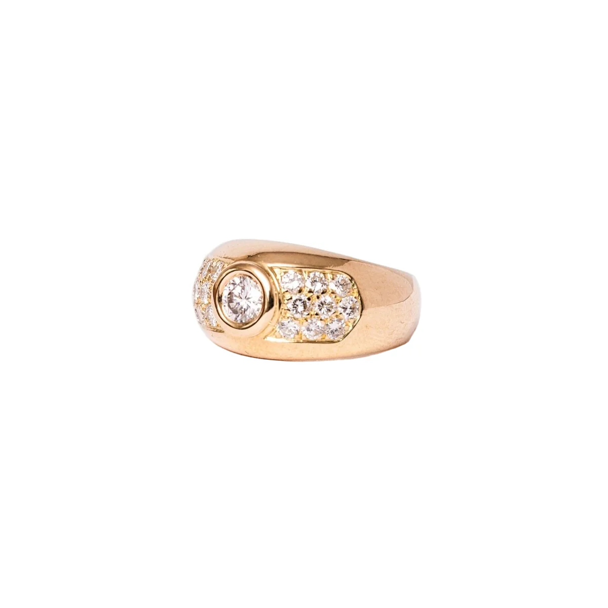 Ring Rush yellow gold and diamonds - Image 3