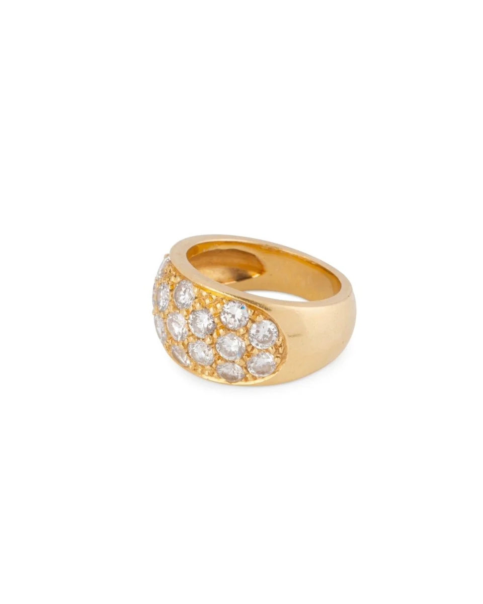 Ring rush yellow gold and diamonds - Image 3