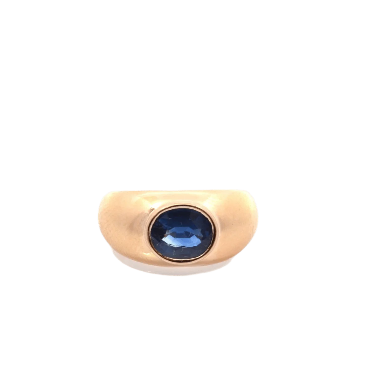 Ring Rush in yellow gold and sapphire