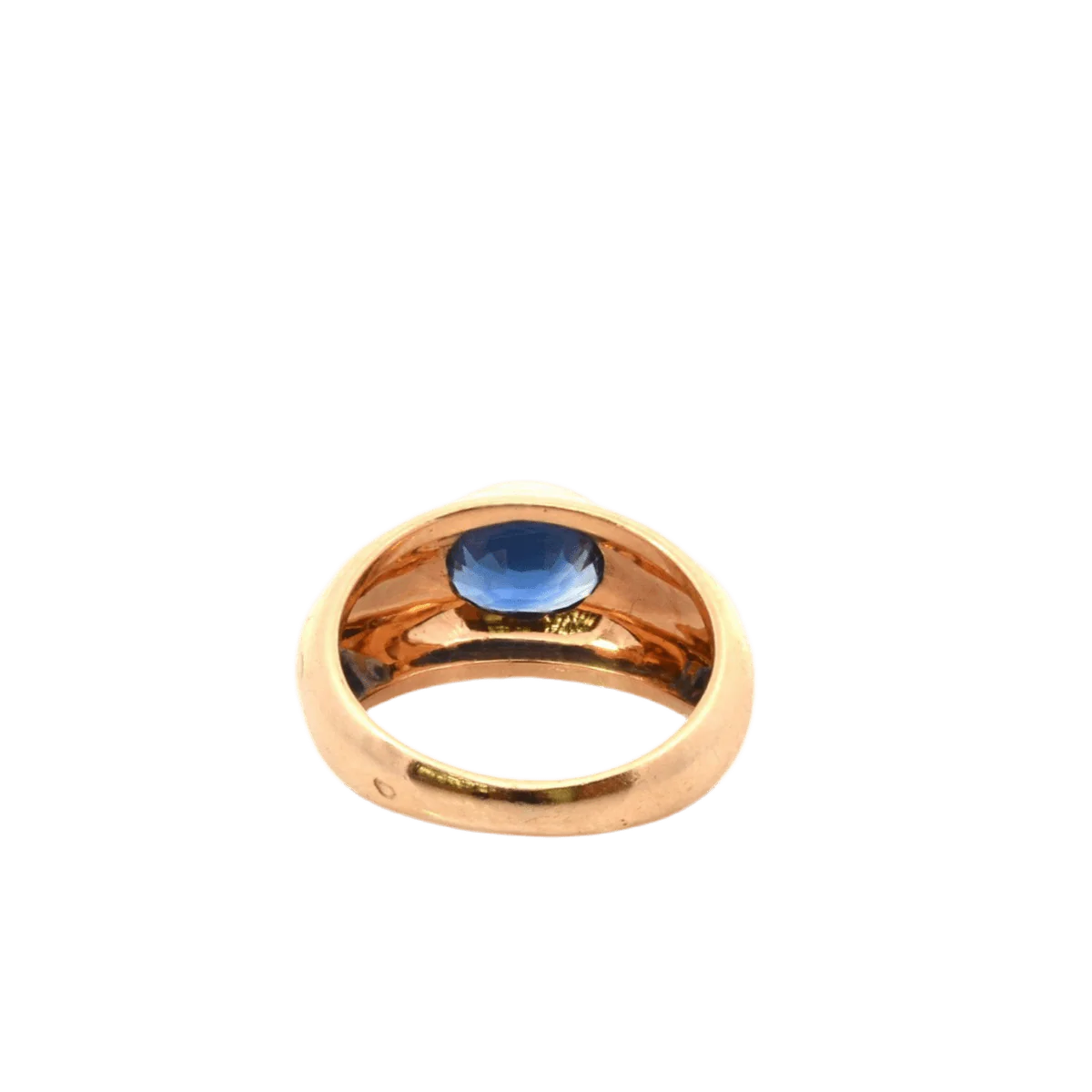 Ring Rush in yellow gold and sapphire - Image 3