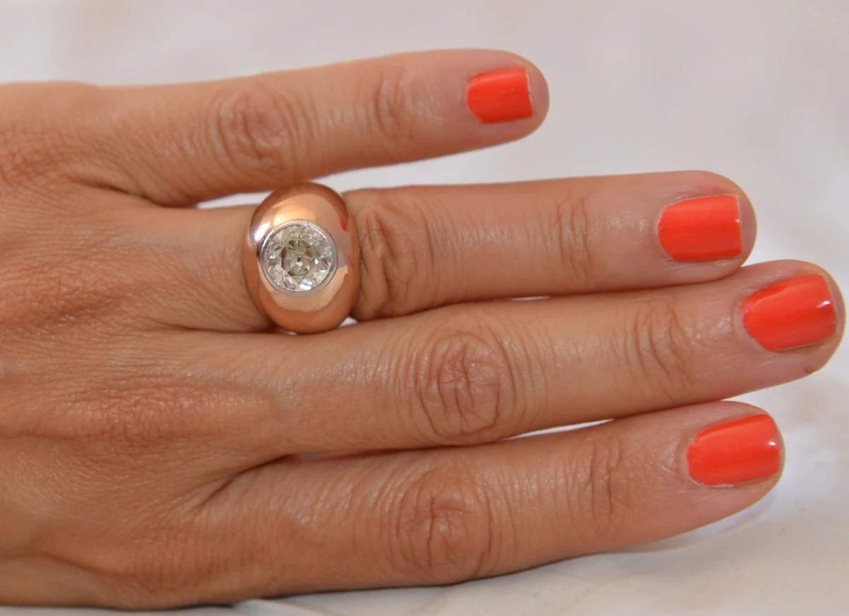 Solitaire bangle ring - Image 4