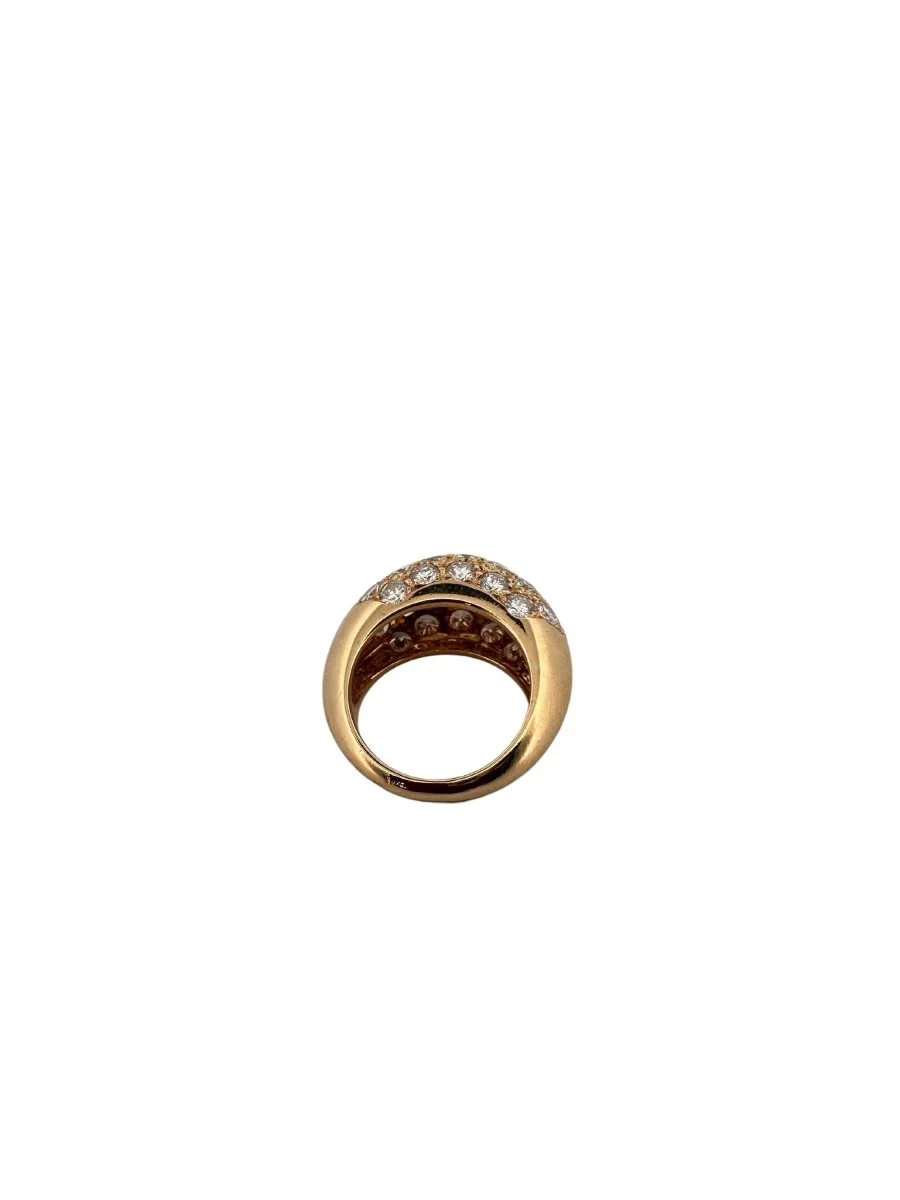 VAN CLEEF & ARPELS Jonc ring in yellow gold paved with diamonds - Image 4