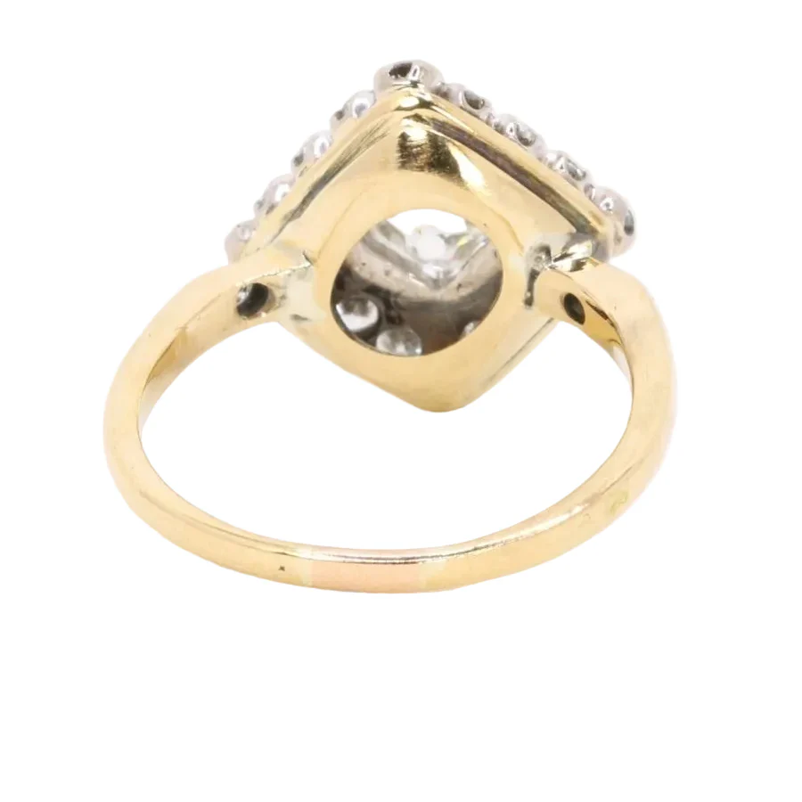Ring rhombus diamond antique cut 1.07 carat - Image 4