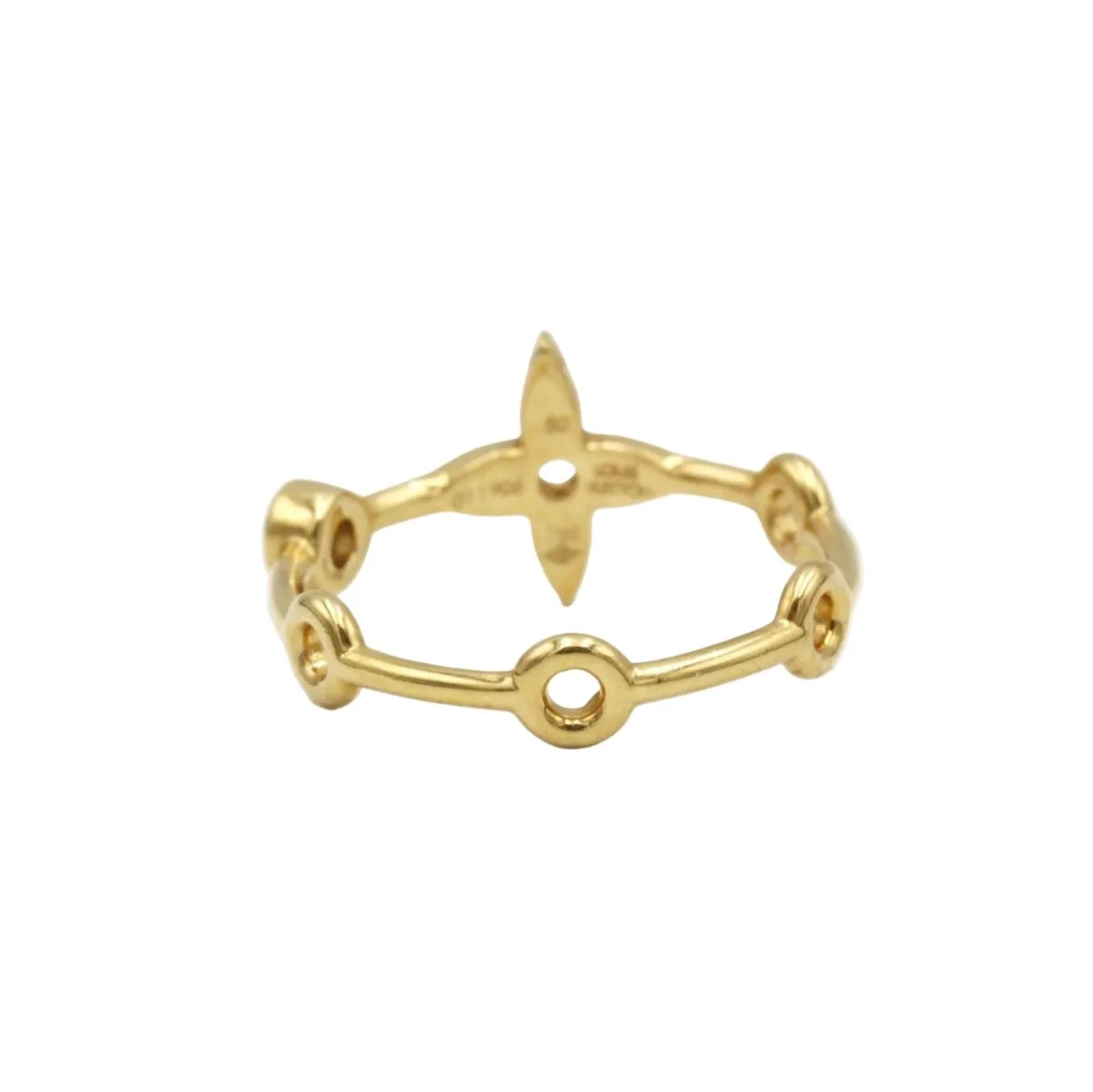 LOUIS VUITTON "Berg Skin" ring in yellow gold and diamond - Image 3