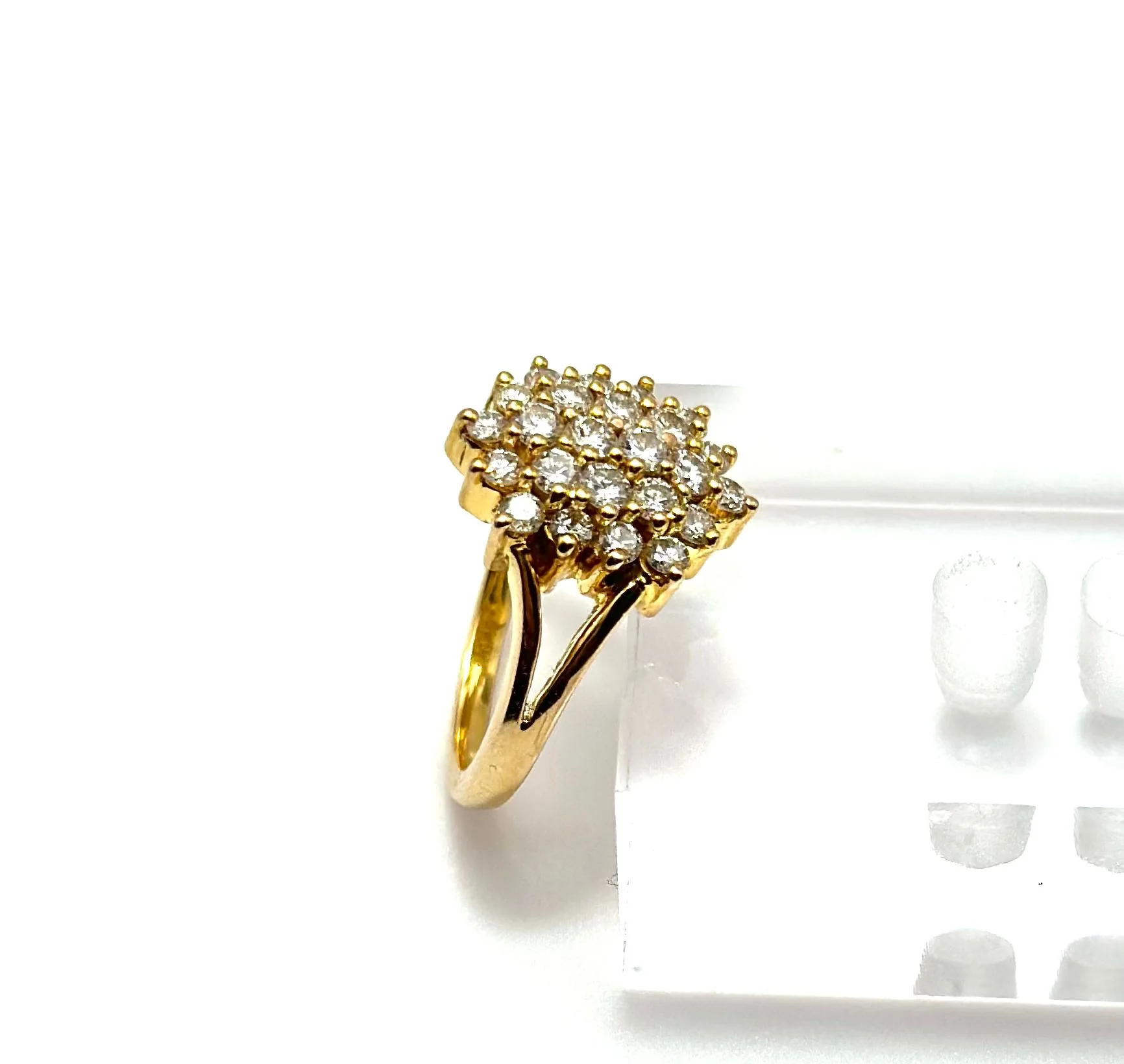 Ring Marguerite in yellow gold and diamonds - Image 4