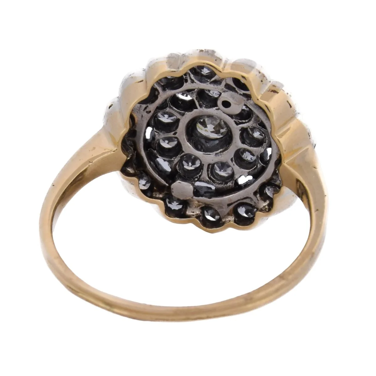Marguerite Ring in Yellow gold and Diamonds - Image 5