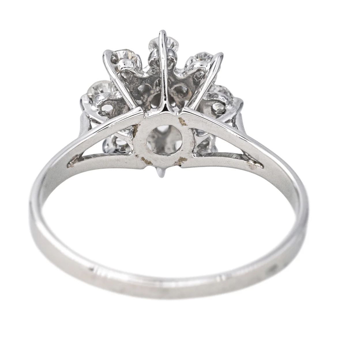 Marguerite ring in white gold and diamond - Image 5