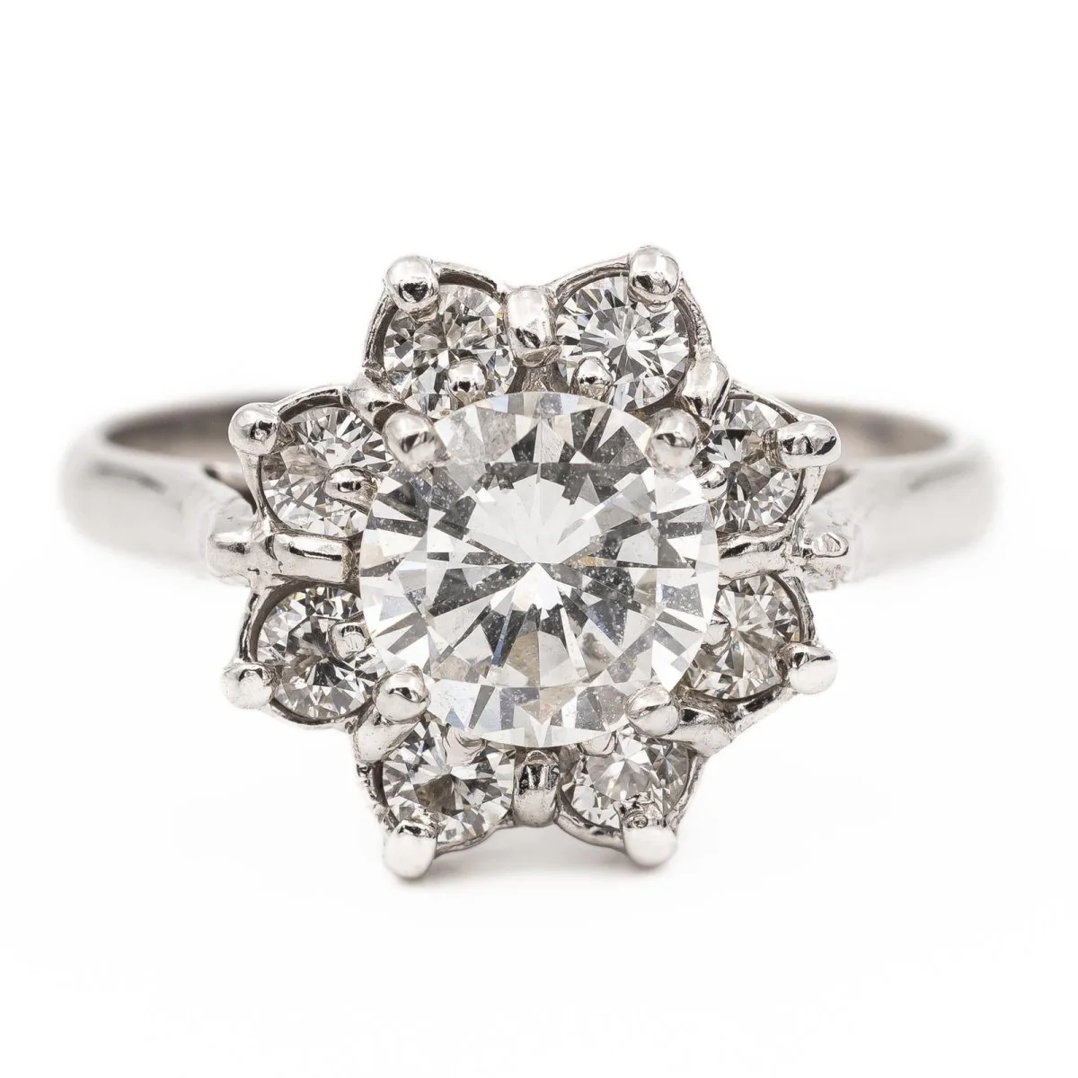 Marguerite Ring White Gold Diamond