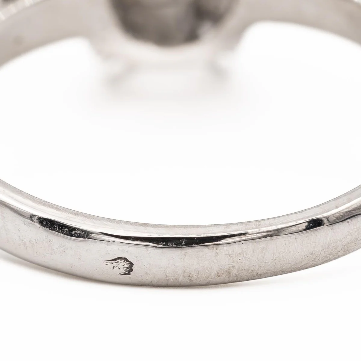 Marguerite Ring White Gold Diamond - Image 6