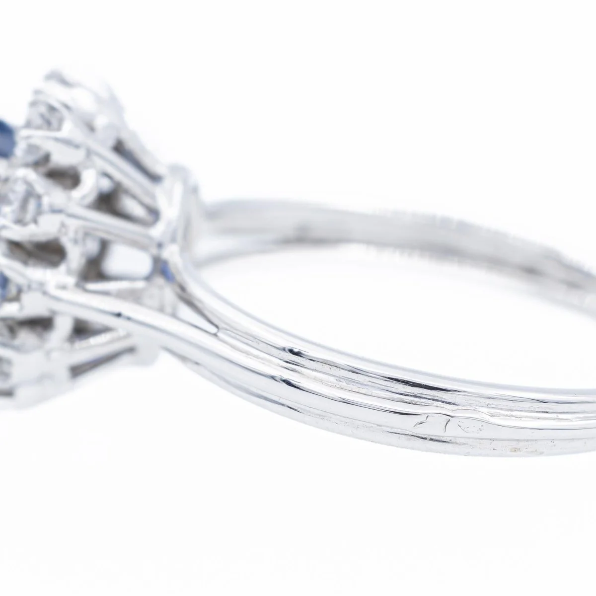 Marguerite ring White gold Sapphire - Image 3