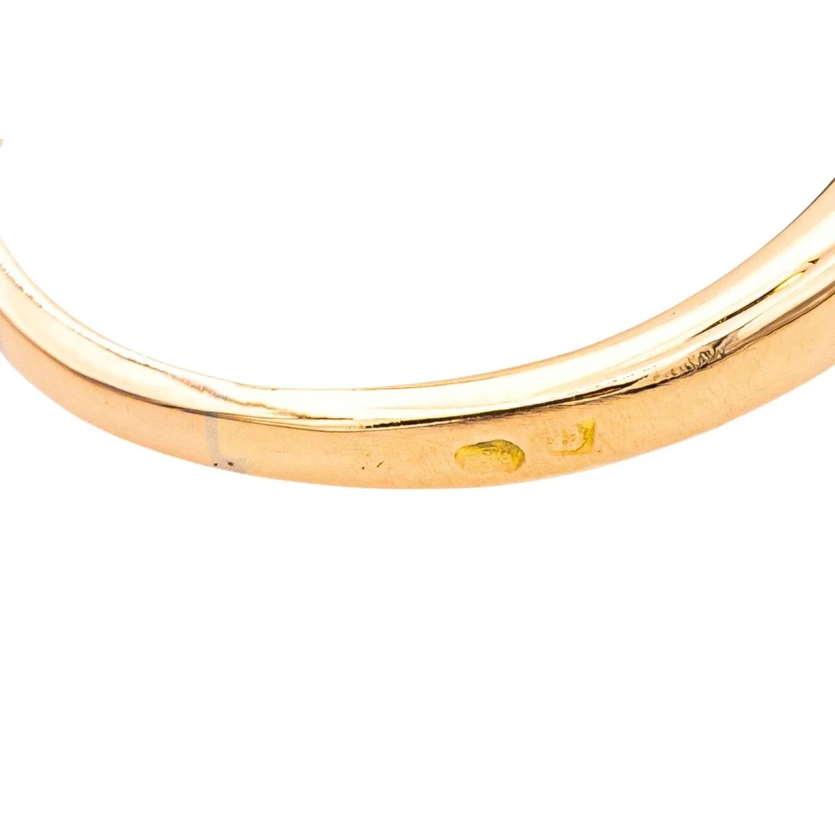 Ring Marguerite en rose gold, paltinium and diamonds - Image 7