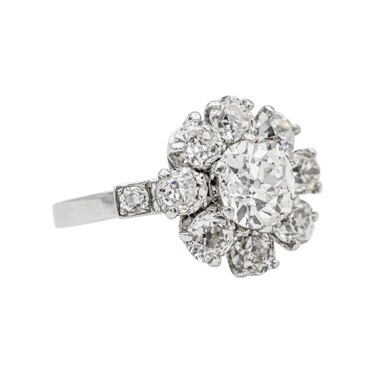Ring Marguerite Platine diamond - Image 5