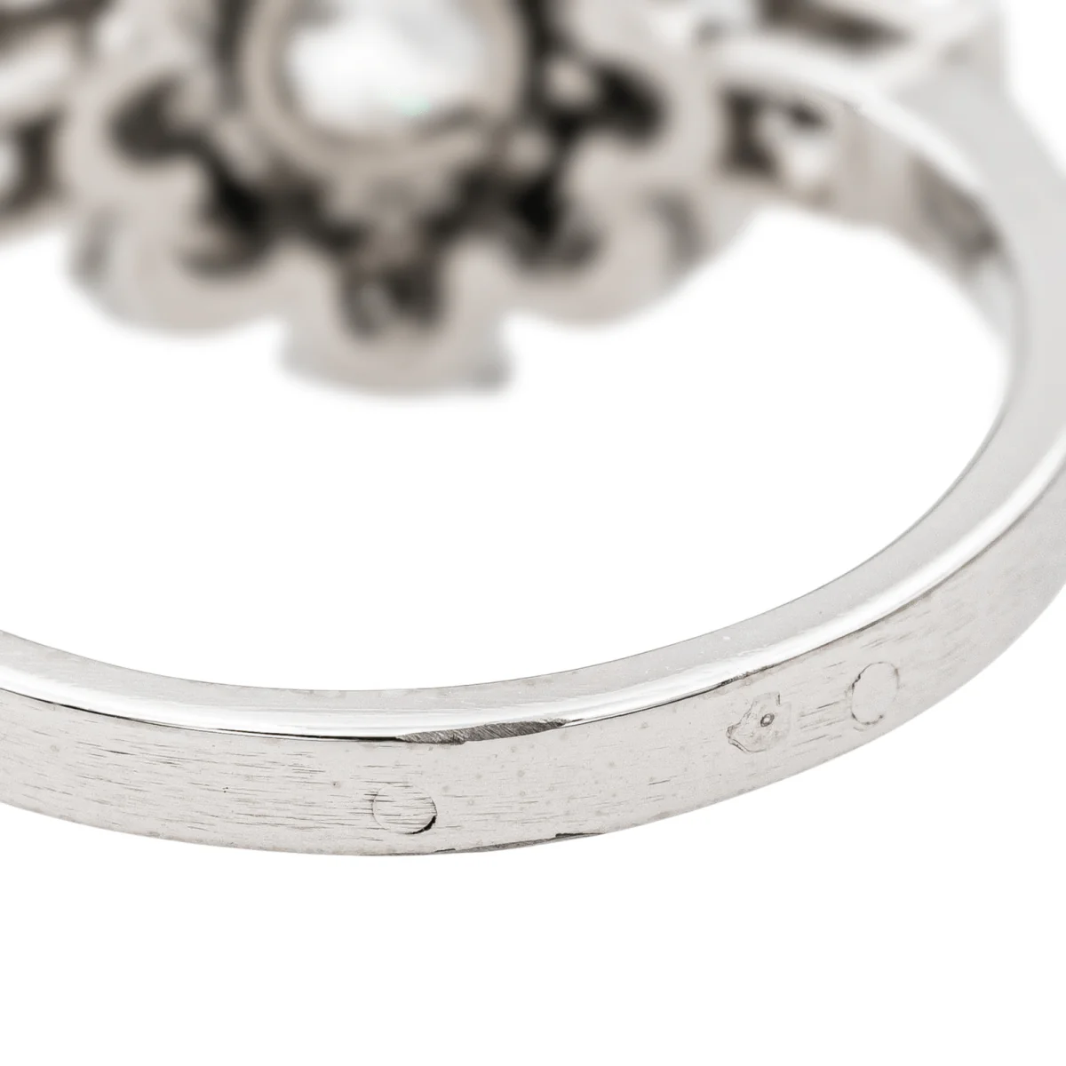 Ring Marguerite Platine diamond - Image 7