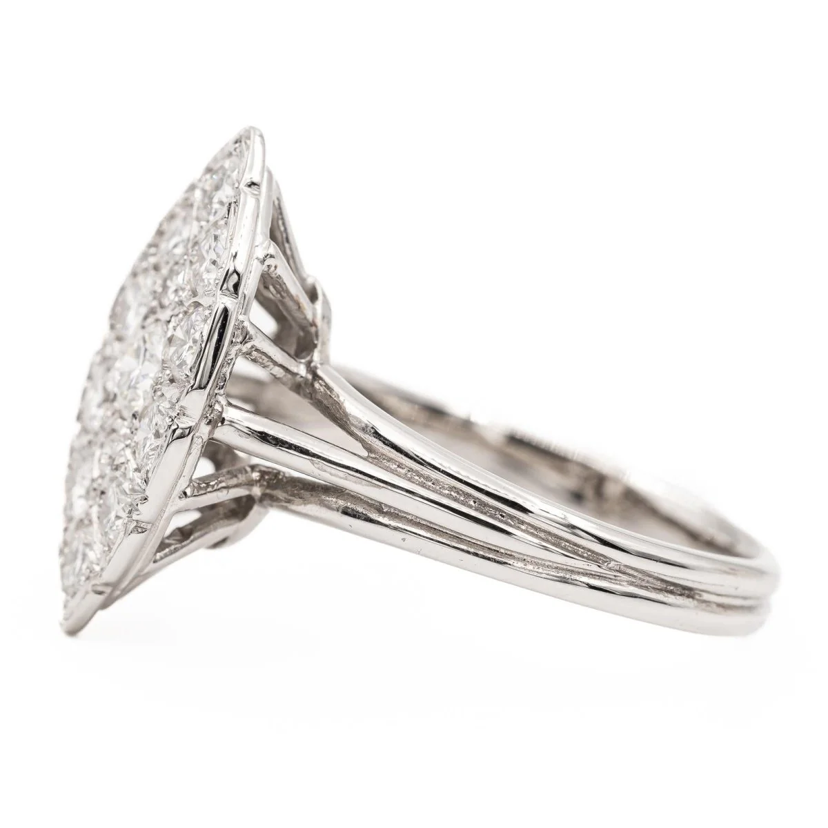 Marquise Ring White Gold Diamond - Image 4
