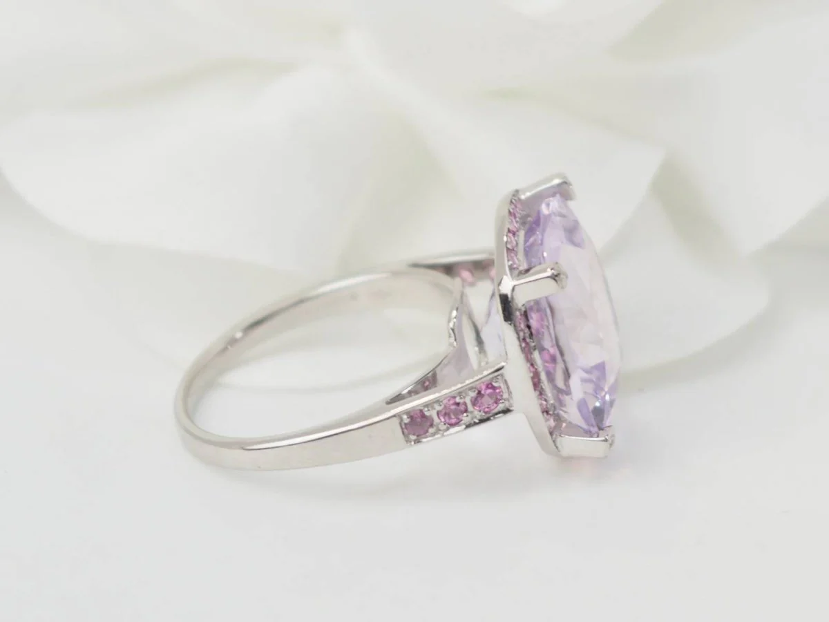Ring Mauboussin "Couleur d'Amour" in white gold and Amethyst - Image 12