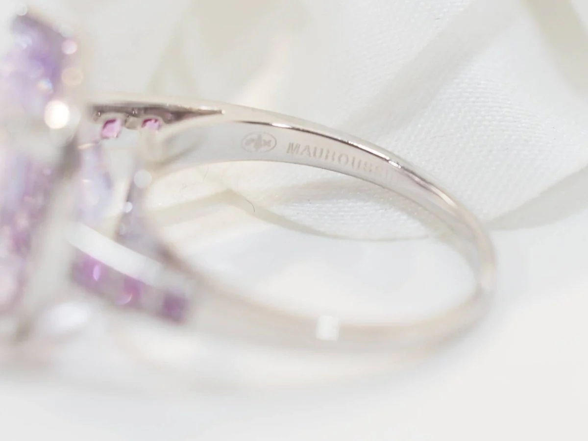 Ring Mauboussin "Couleur d'Amour" in white gold and Amethyst - Image 9