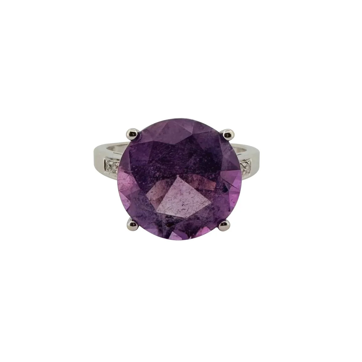 MAUBOUSSIN ring in white gold and amethyst