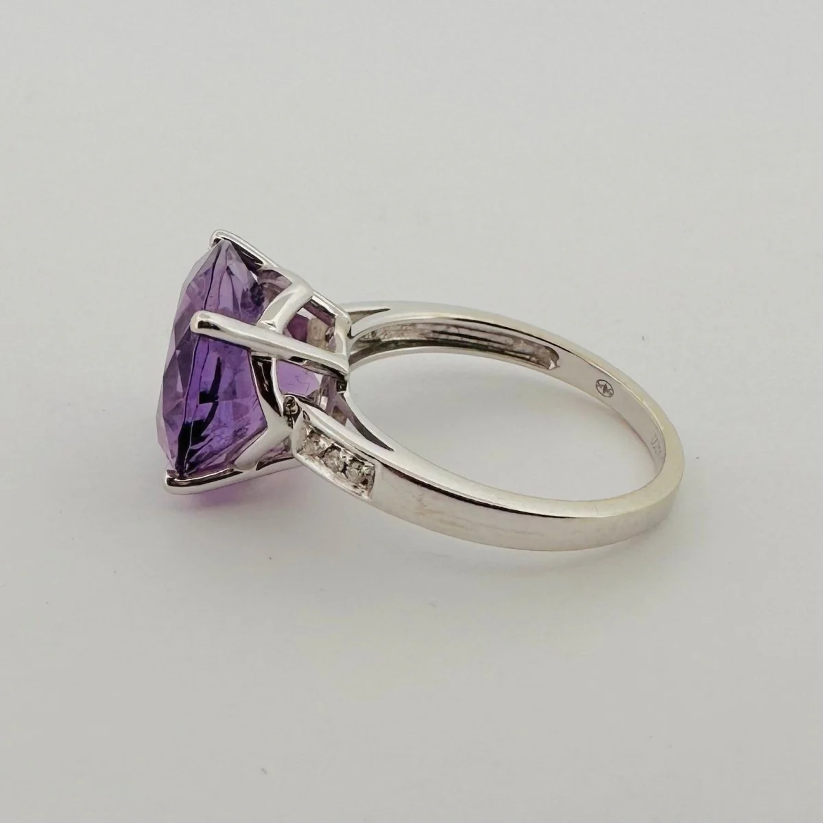 MAUBOUSSIN ring in white gold and amethyst - Image 2