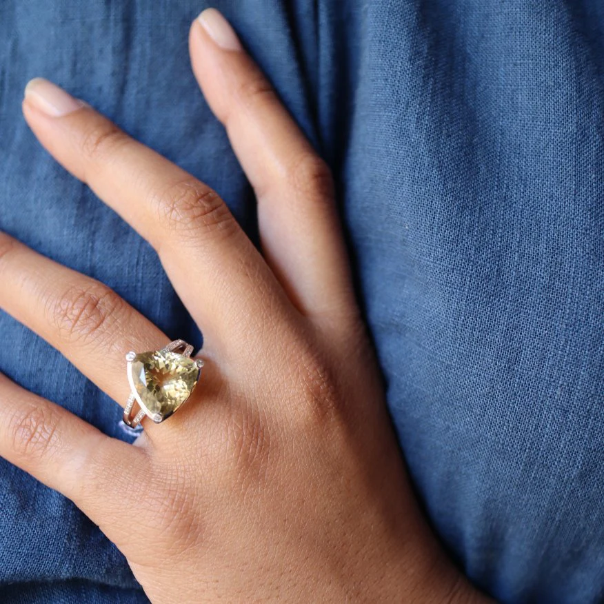 MAUBOUSSIN ring “My colors to you” in white gold, quartz and diamonds - Image 2
