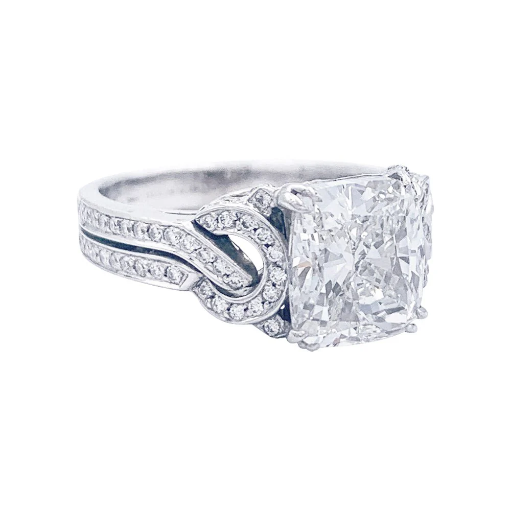 MAUBOUSSIN Solitaire Ring “Subtil Message” in white gold and diamond - Image 3