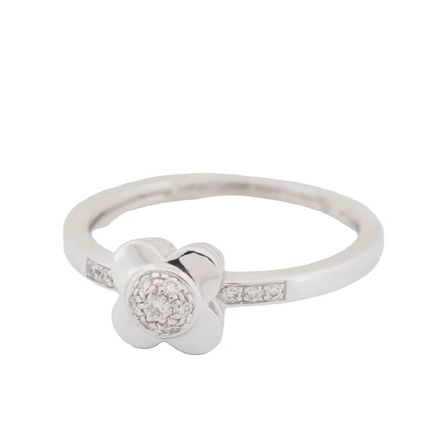 MAUBOUSSIN "Trop Chance" solitaire ring in white gold and diamonds - Image 2