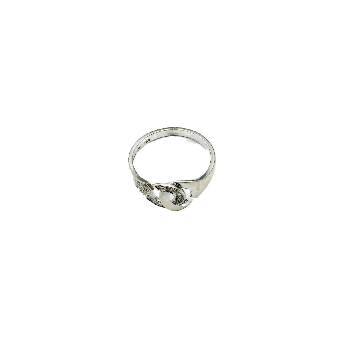 DINH VAN “Menottes R8” ring in white gold and diamonds - Image 4