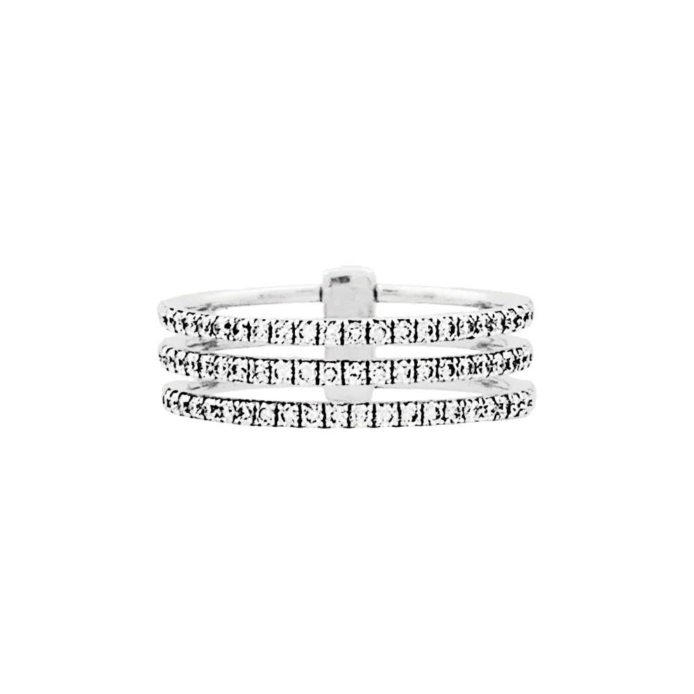 MESSIKA "Gatsby" Pave Ring in White gold and Diamonds