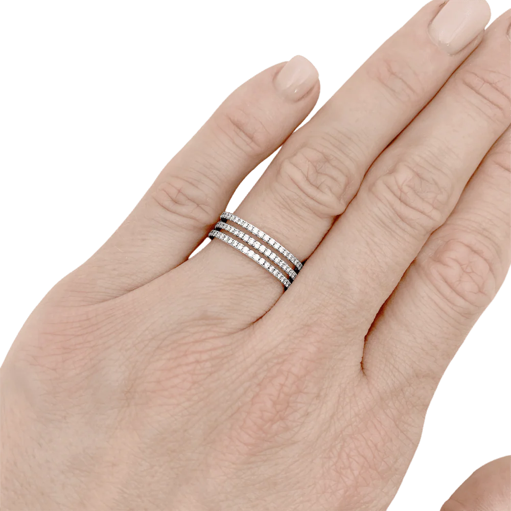 MESSIKA "Gatsby" Pave Ring in White gold and Diamonds - Image 2