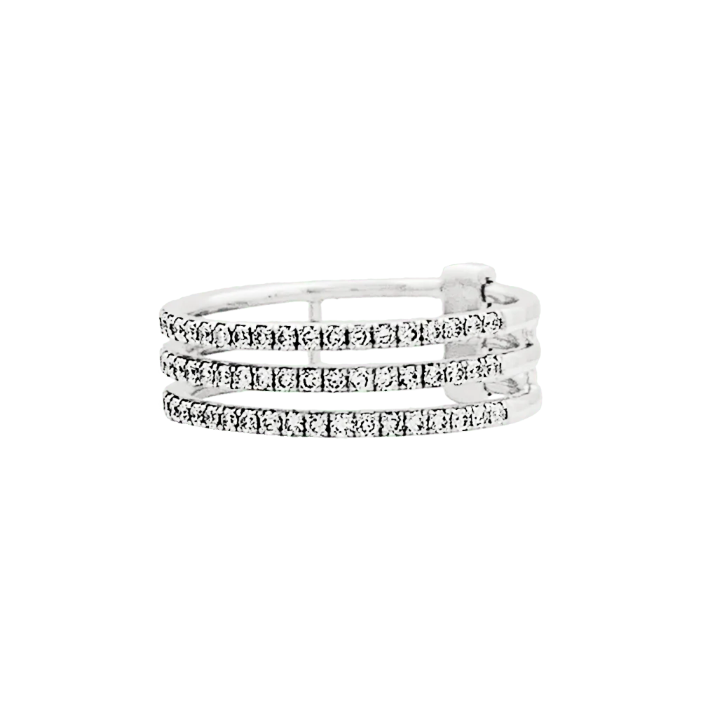 MESSIKA "Gatsby" Pave Ring in White gold and Diamonds - Image 3