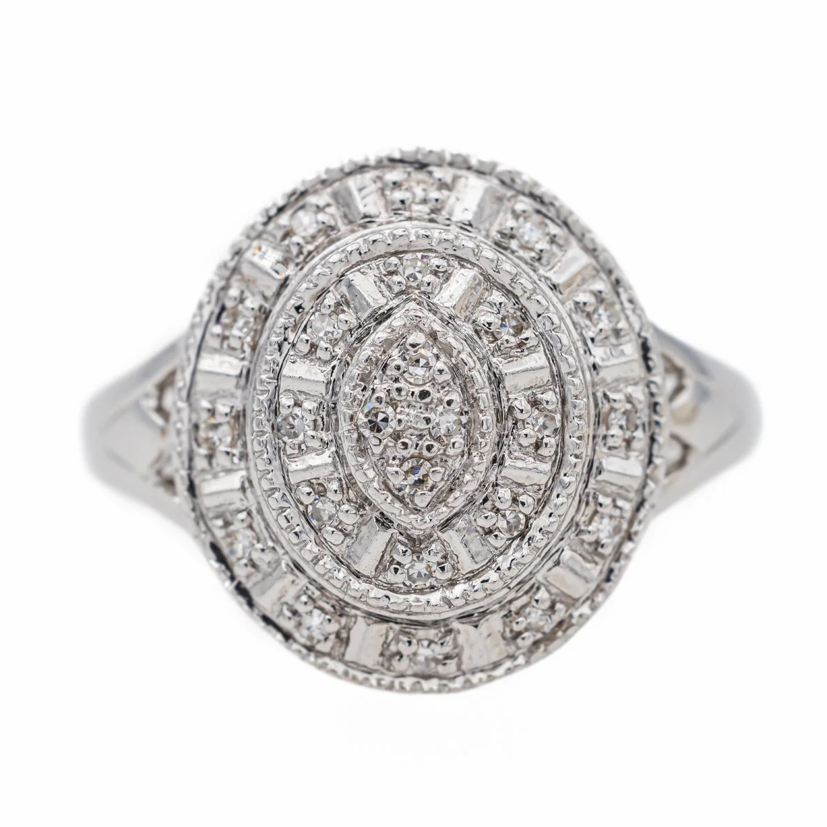 White Gold Diamond Ring