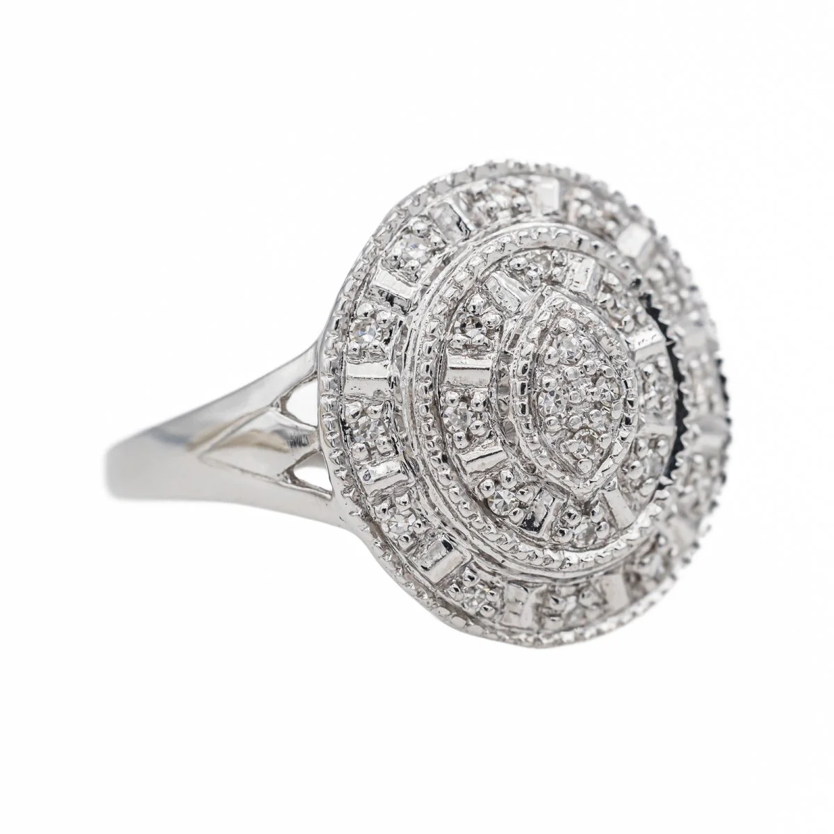 White Gold Diamond Ring - Image 5