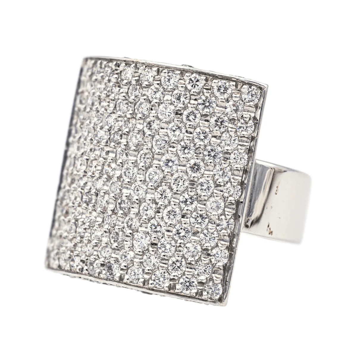 Ring at white gold and diamonds - Image 3