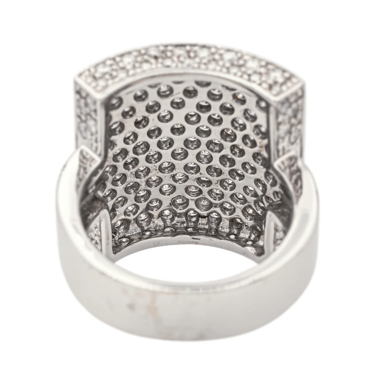 Ring at white gold and diamonds - Image 5