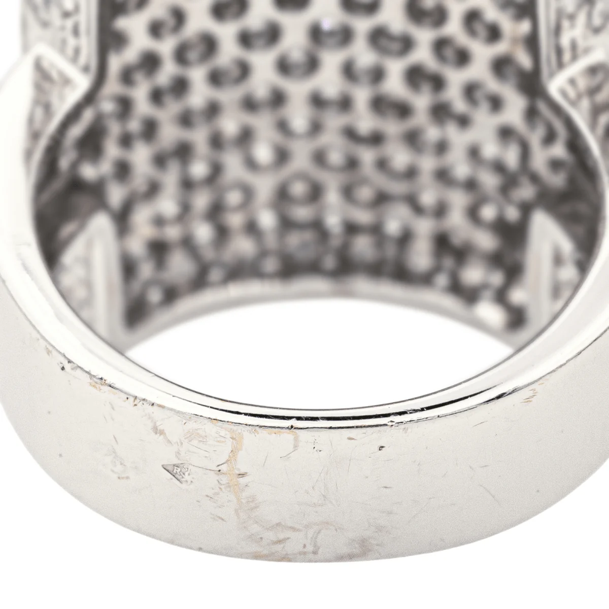Ring at white gold and diamonds - Image 6