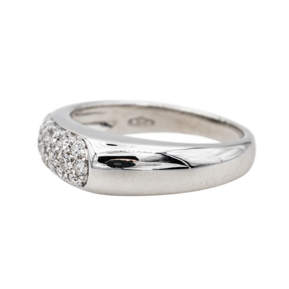 Ring at white gold and diamonds - Image 4