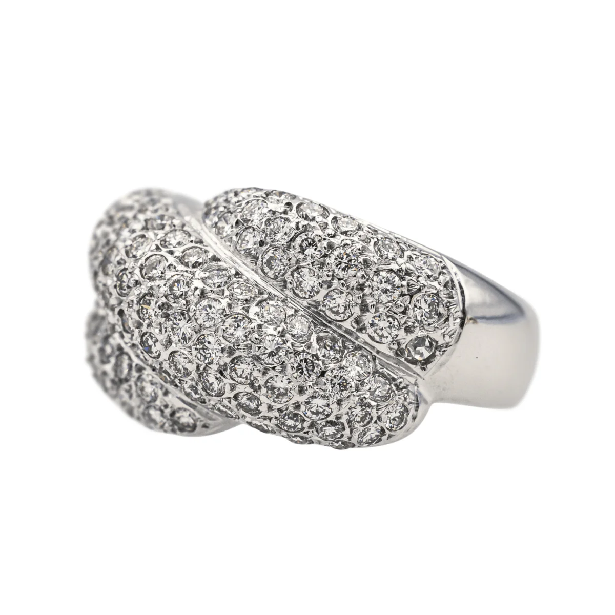 Ring at white gold and diamonds - Image 3