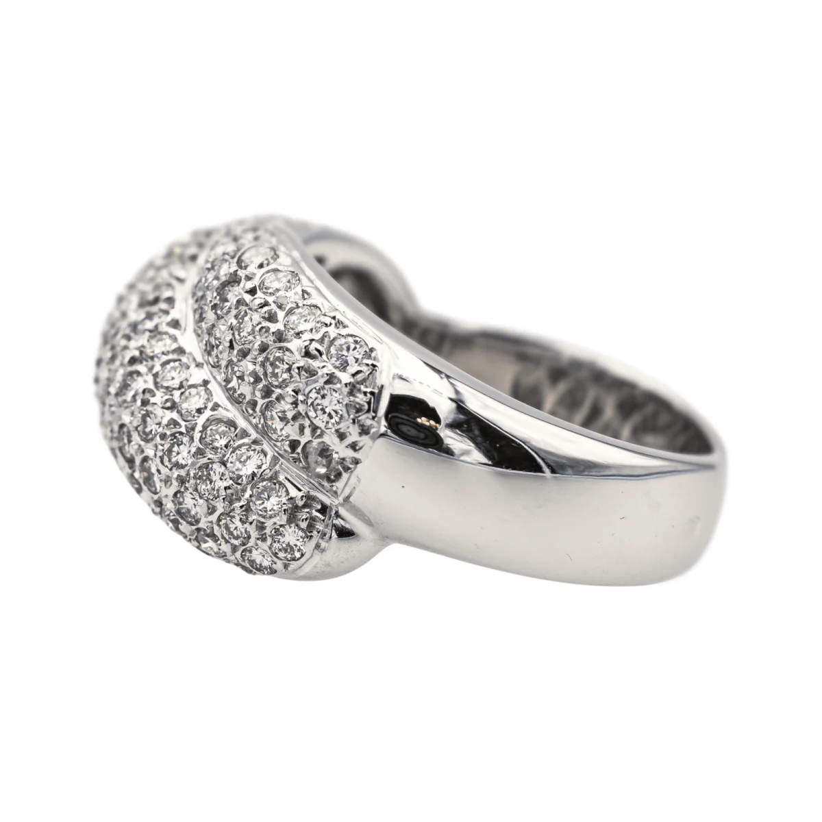 Ring at white gold and diamonds - Image 4