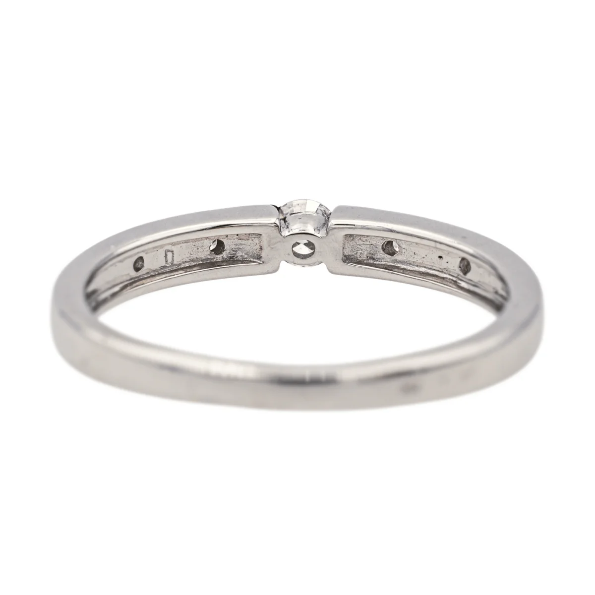 Ring at white gold and diamonds - Image 5